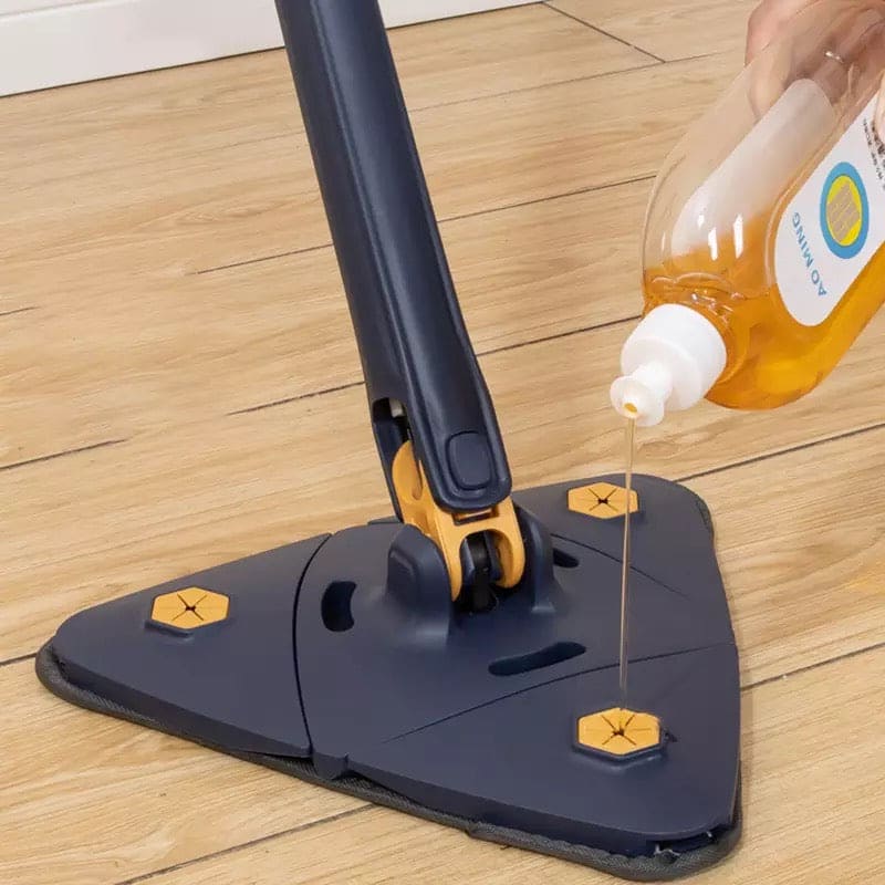 Triangle Extendable Cleaning Mop, 360° Rotatable Squeeze Mop, Multipurpose Cleaning Brush, Floor Window Cleaning Squeegee Mop, Mop Cleaner for Kitchen Toilet, Automatic Wringer Mop, Adjustable Telescopic Mop Triangle Extendable Cleaning Mop, 360° Rotatable Squeeze Mop, Multipurpose Cleaning Brush, Floor Window Cleaning Squeegee Mop, Mop Cleaner for Kitchen Toilet, Automatic Wringer Mop, Adjustable Telescopic Mop